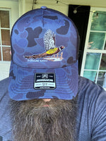 Pheasant  blue Richardson camo SnapBack 112 ￼