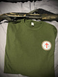 Waterfowlers for Christ T-Shirt - Military Green