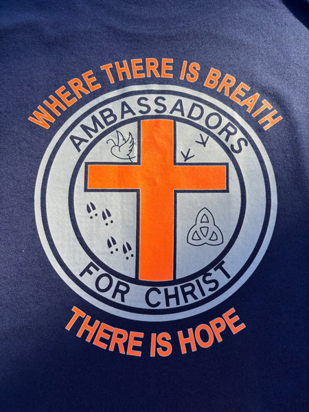 Ambassadors for Christ T-Shirt—Navy Blue