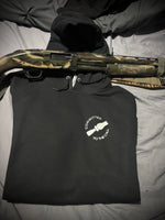 Committed to the Call—black hoodie with white design