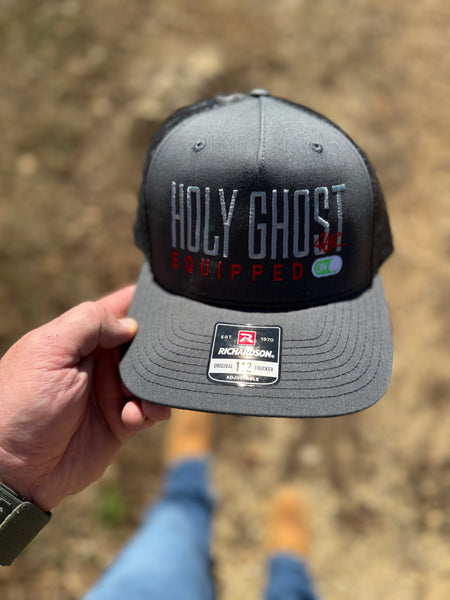 Richardson gray and black SnapBack trucker