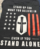 Toddler 4T “Stand Alone” Black T-Shirt