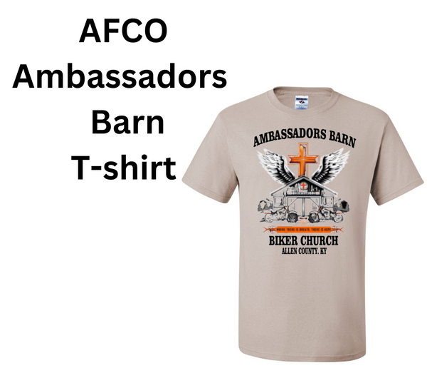 AFCO Ambassadors Barn T-Shirt - Tan