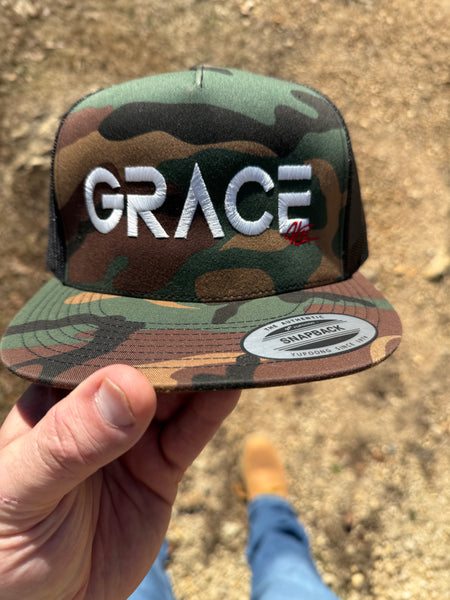 YP classic old school camo flat bill SnapBack