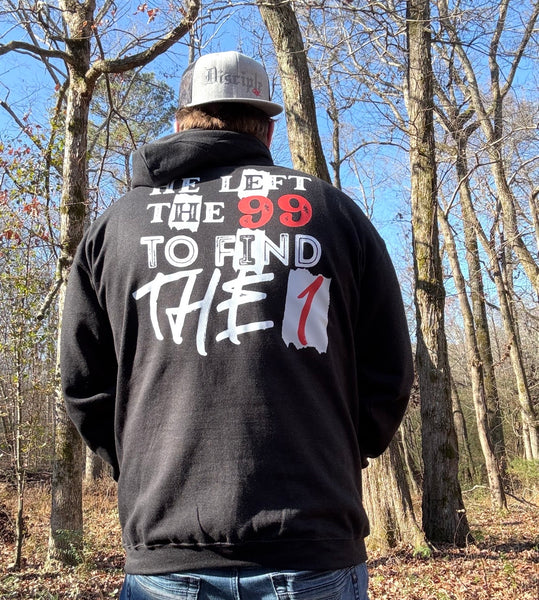 He Left the 99 - Smoke Black Hoodie