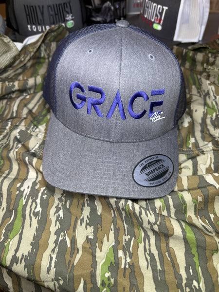 YP heather gray GRACE trucker SnapBack