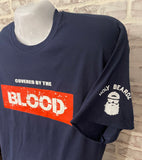Covered by the Blood T-shirt - Navy Blue