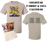 Goldstar T-shirt & 2024 Calendar Combo