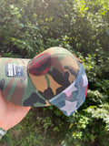 Richardson camo front American 🇺🇸 flag back snap back