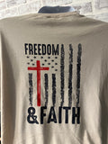 Freedom & Faith T-Shirt—image on back