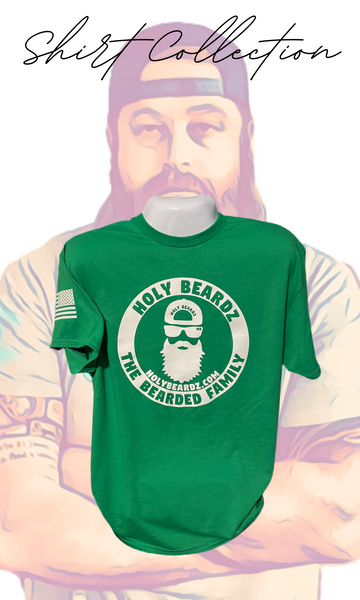 Holy Beardz Fam T-Shirt - Irish Green